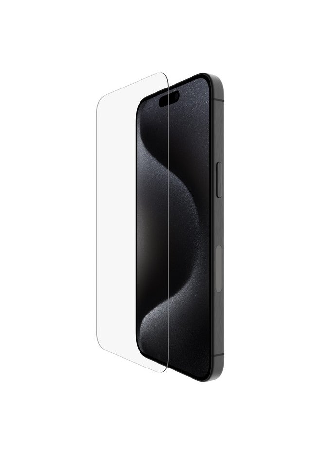 URBBKING Pack Of 2 Screen Protector Tempered Glass for iPhone 15 Pro Max 
