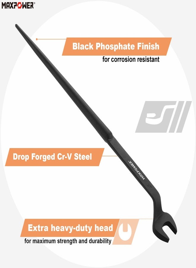 MAXPOWER Spud Wrench, 3/4 inch Nominal Opening - Image 4