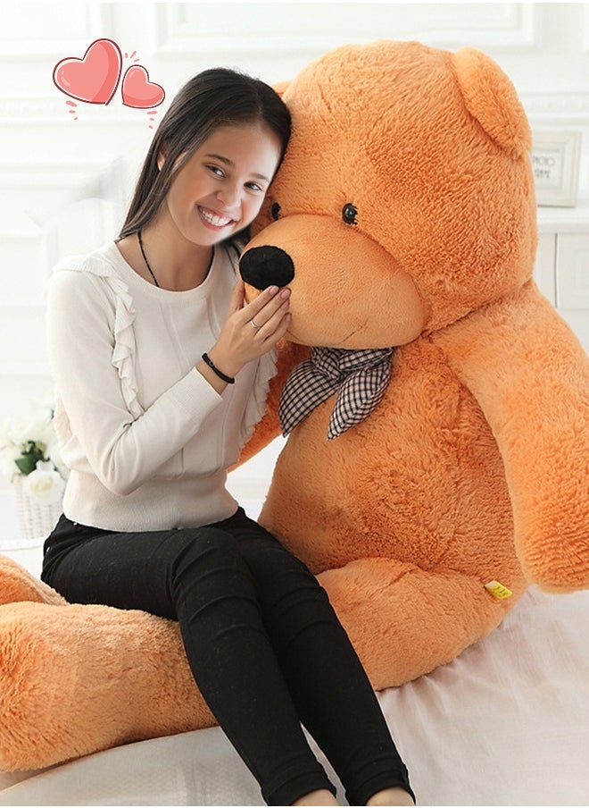 GROIC GROIC Teddy Bear Plush Stuffed Animals Soft Adorable for Children Girlfriend 31.5 Inch Brown  - Image 4