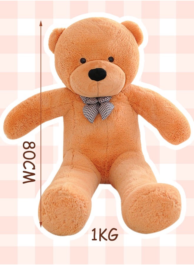 GROIC GROIC Teddy Bear Plush Stuffed Animals Soft Adorable for Children Girlfriend 31.5 Inch Brown  - Image 5