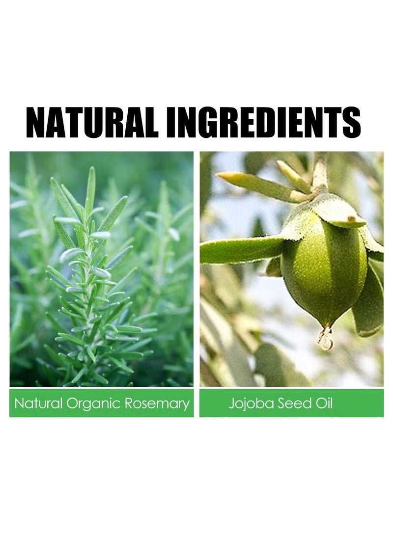 EELHOE Rosemary Hair Care Gift Set Pure Rosemary Oil Natures Spell Rosemary Oil Pure Oil For Eyelash's, Eyebrows, Face, Body Hair & Skin Care, Hair Growth - Image 4