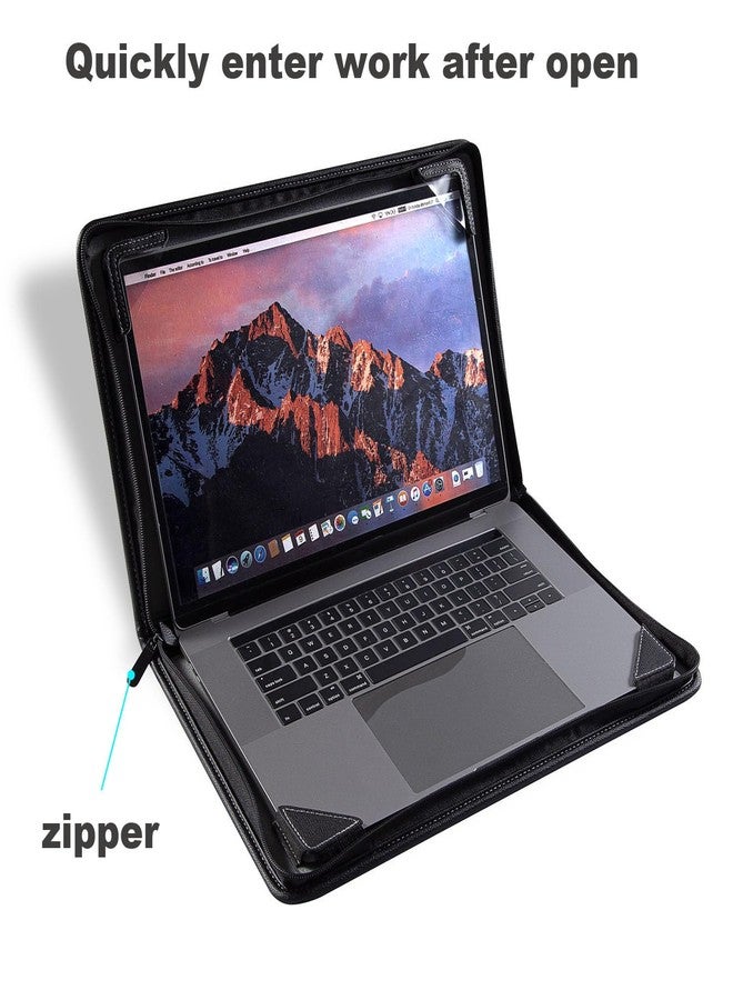 Berfea Protective Case Cover Compatible with HP EliteBook 660/665 G11 16”, EliteBook 860/865 G11 16", 650 G10/G9/G8 15.6“ Laptop Notebook Stand Carry Hard Case Messenger Shoulder Handbag - Image 3