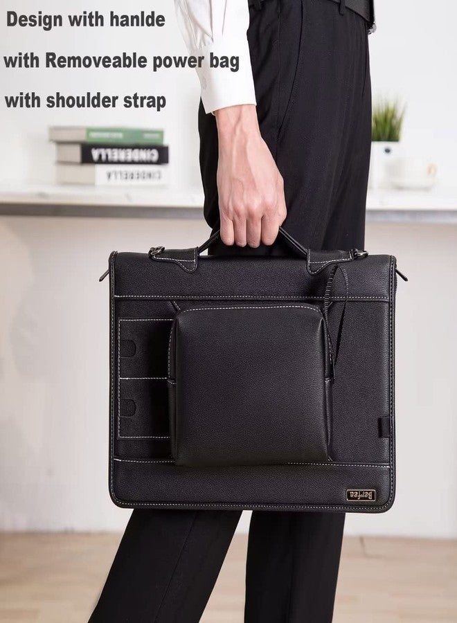 Berfea Protective Case Cover Compatible with HP EliteBook 660/665 G11 16”, EliteBook 860/865 G11 16", 650 G10/G9/G8 15.6“ Laptop Notebook Stand Carry Hard Case Messenger Shoulder Handbag - Image 5