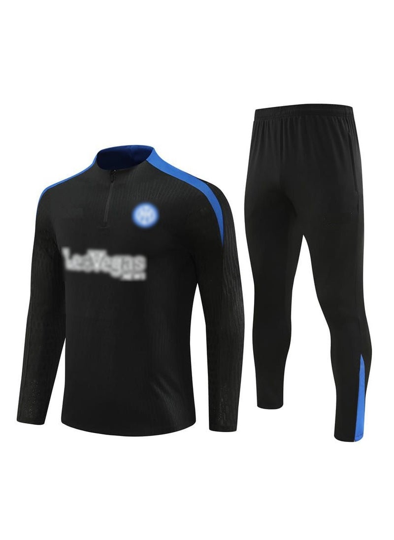 Generic Classic Men's Athletic 2Pcs Tracksuit Set Casual Full-Zip Sweatsuits Long Sleeve Jacket And Jogging Pants Set For Gym Workout Running 