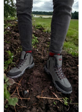 Liger Cold Proof Unisex Long Outdoor Trekking Boots Shoes GREY  - Image 5