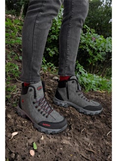 Liger Cold Proof Unisex Long Outdoor Trekking Boots Shoes GREY  - Image 2