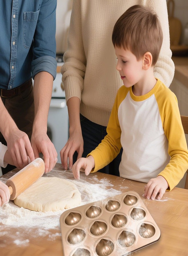 صينية خبز كيك على شكل كستناء من جورليدو، نموذج خبز، أدوات خبز منزلية، أدوات خبز يمكنك صنعها بنفسك (12 فتحة) - Image 5