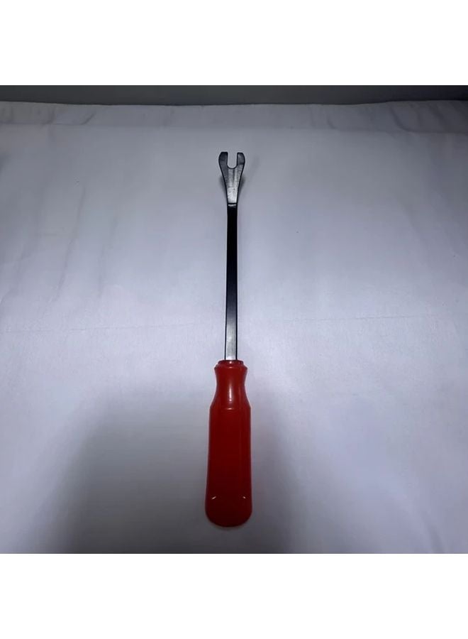 Heavy Duty Car Wrench Non Slip Red Handle Precision Pry Head Auto Repair Tool - Image 1