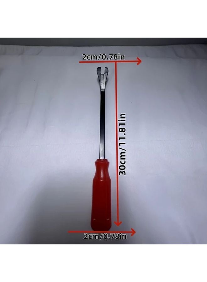 Heavy Duty Car Wrench Non Slip Red Handle Precision Pry Head Auto Repair Tool - Image 5