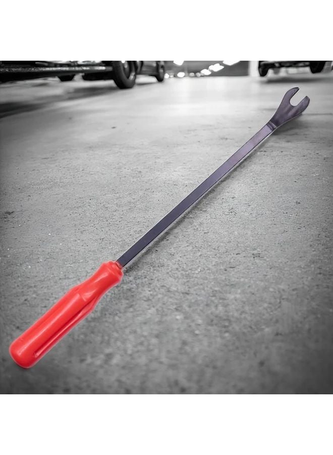 Heavy Duty Car Wrench Non Slip Red Handle Precision Pry Head Auto Repair Tool - Image 3