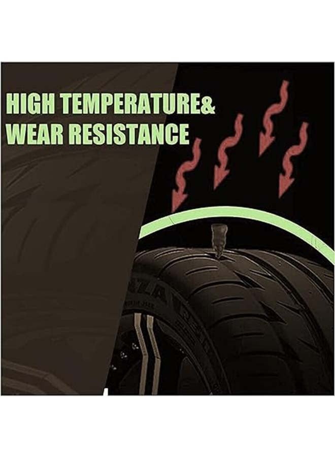 40 PCS Tire Repair Rubber Nail Set Car Tire Fast Repair Nails With Screw Driver Self-Service Tire Repair Tool Kit 20 Small And 20 Large - Image 2