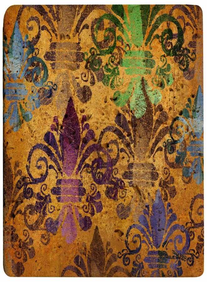 Thirstystone French Manor Fleur de Lis Stone Trivet, Travertine