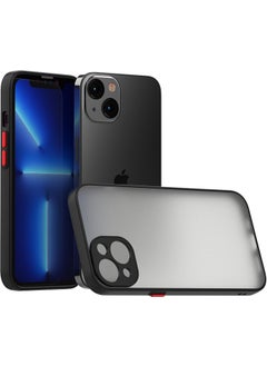 Dexmon Apple iPhone 13 Case 3D Camera Protection Soft Matte Smoke Case  - Image 1