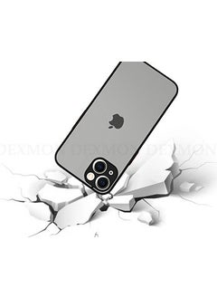 Dexmon Apple iPhone 13 Case 3D Camera Protection Soft Matte Smoke Case  - Image 5