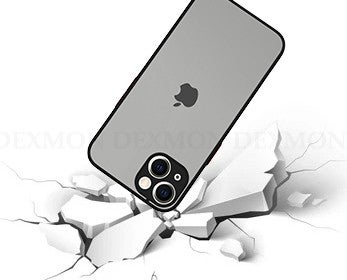 Dexmon Apple iPhone 13 Case 3D Camera Protection Soft Matte Smoke Case  - Image 5