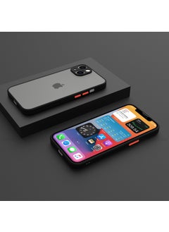Dexmon Apple iPhone 13 Case 3D Camera Protection Soft Matte Smoke Case  - Image 4