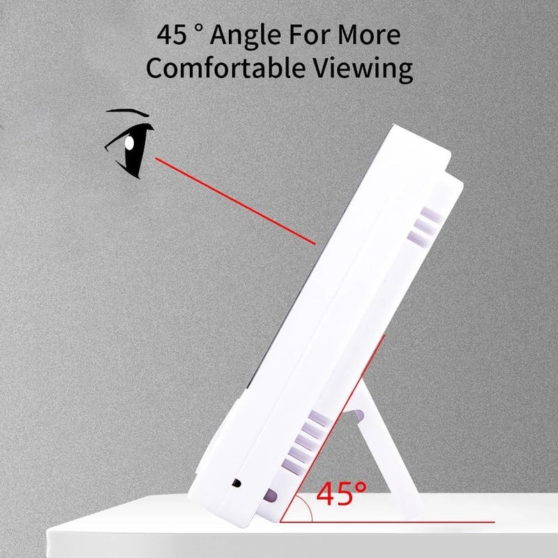 Stadash HTC-1 Digital Hygrometer Thermometer with LCD Display, Temperature Humidity Meter, Indoor Outdoor Clock Monitor with Alarm, Wall Mountable Room Weather Station for Home Office - Image 2