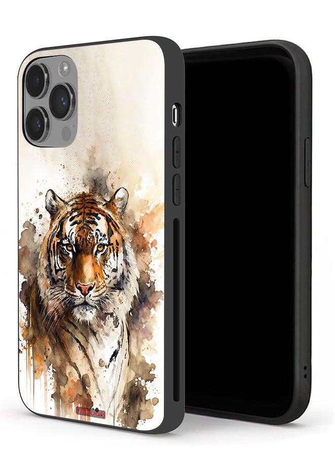 Tolwak Apple iPhone 14 Pro Max Protective Case Leopard Abstract Art - Image 1