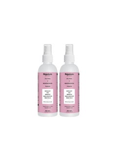 تونر رذاذ الوجه الخالي من الكحول Pha 2% + Niacinamide لتقشير خفيف وتضييق المسام الأفضل للبشرة الدهنية والعادية - 100 مل (عبوة من قطعتين)
