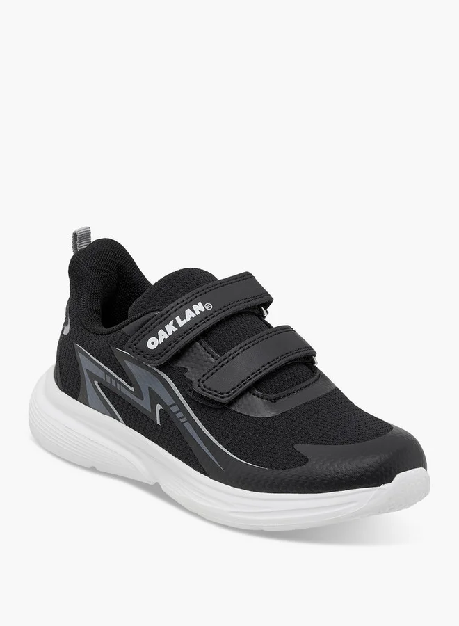 Oaklan by Shoexpress Boys Panelled Sports Shoes with Hook and Loop Closure