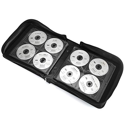 CCidea CD Case DVD Case Storage Holder-264 Capacity,Media Binder, CD Wallet, Disc Booklet, L11.4 x W 6.4 x H3.5 INCH (Black) - Image 4