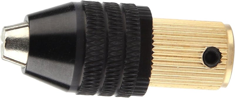 LiebeWH Mini Drill Chuck Self Tightening Chuck Mini Mandrel 0.3-3.4mm Clamping Range Metal with AntiSkid Texture for Power Drill Electric Grinder (Aperture 2mm) - Image 2