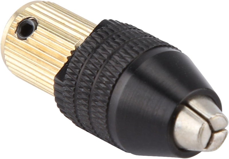 LiebeWH Mini Drill Chuck Self Tightening Chuck Mini Mandrel 0.3-3.4mm Clamping Range Metal with AntiSkid Texture for Power Drill Electric Grinder (Aperture 2mm) - Image 3
