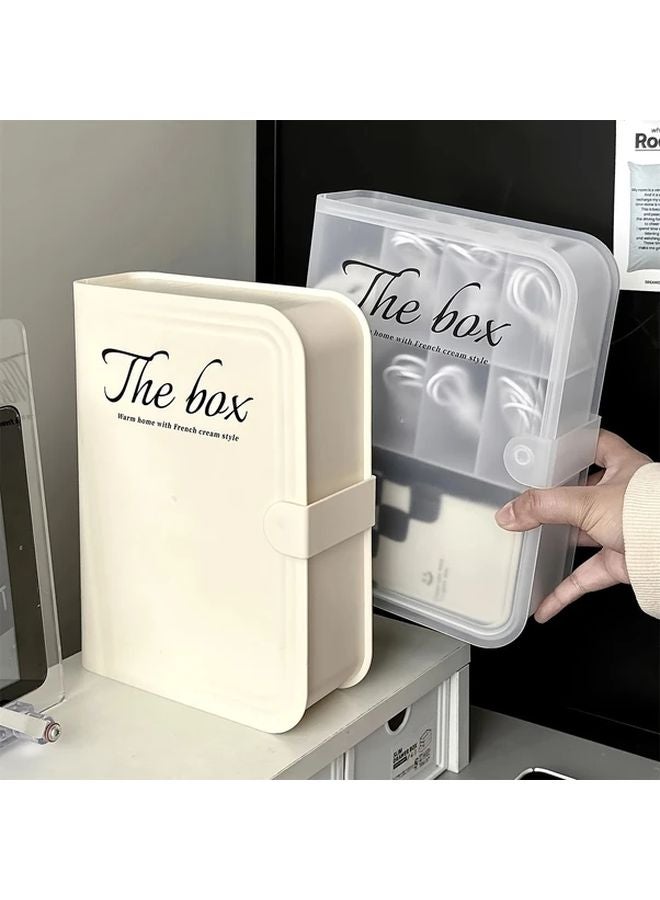 Transparent Desktop Cable Management Box Organizer For Phone Chargers And Data Cables - Image 3