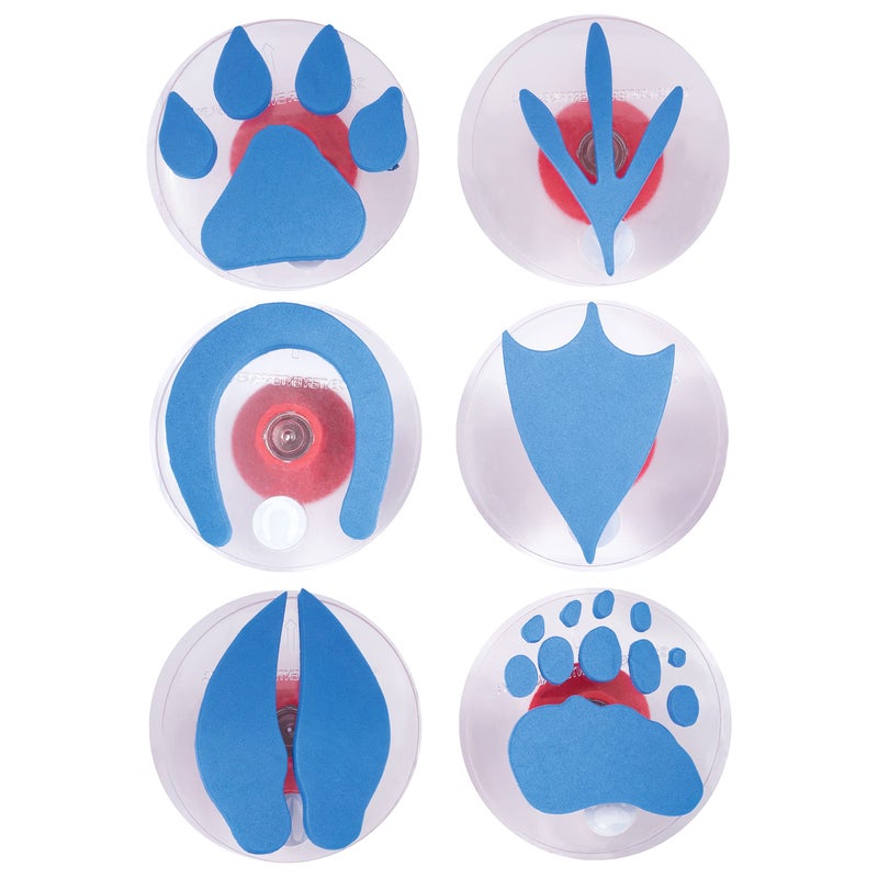 READY 2 LEARN Giant Stampers - Paw Prints - Set of 6 - Easy to Hold Foam Stamps for Kids - Arts and Crafts Stamps for Displays, Posters, Signs and DIY Projects - Image 1