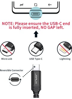 JSAUX Premium Series Usb-A To Type-C 2 Meter Long Fast Charging and Data Cable CC0011  - Image 4