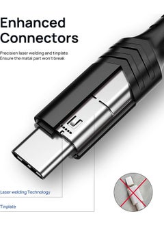 JSAUX Premium Series Usb-A To Type-C 2 Meter Long Fast Charging and Data Cable CC0011  - Image 3