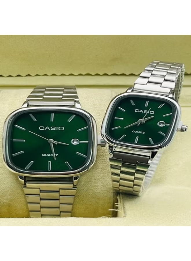 Casio watch set for men and women, special edition