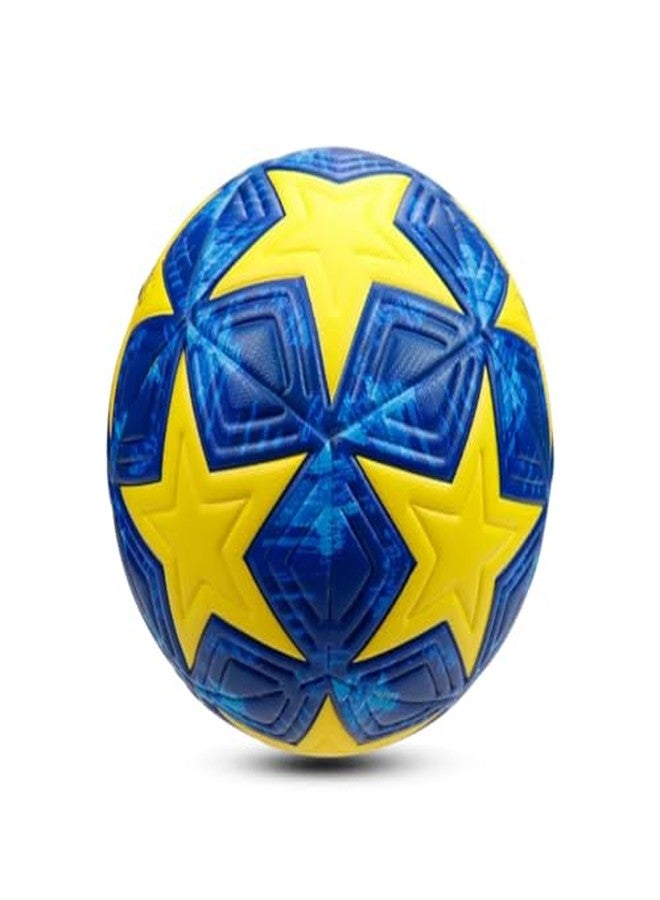 Futabatech Futaba Outdoor Training Anti Slip, Wear-Resistant Football - Blue and Yellow - Size 5 - Image 2
