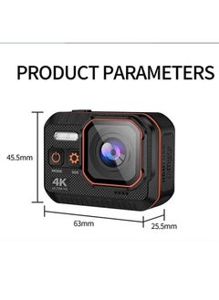 Generic Sports Camera, 4K 60FPS Waterproof Action Camera, Compact And Portable Drive Recorder With Adjustable Viewing Angle, Sturdy And Durable Video Camera For Outdoor Sports, (1pc)  - Image 2