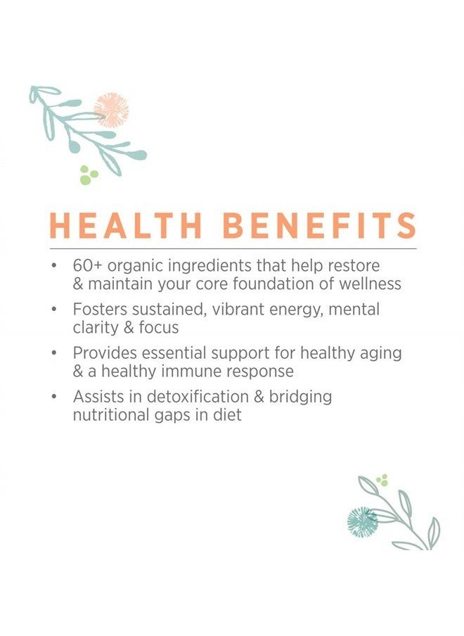 Pure Synergy - Superfood | 12.5 oz | Made with Organic Ingredients | Non-GMO | Vegan | Green Superfood Powder with 60+ Greens, Veggies and Herbs for Energy and Wellness - Image 1