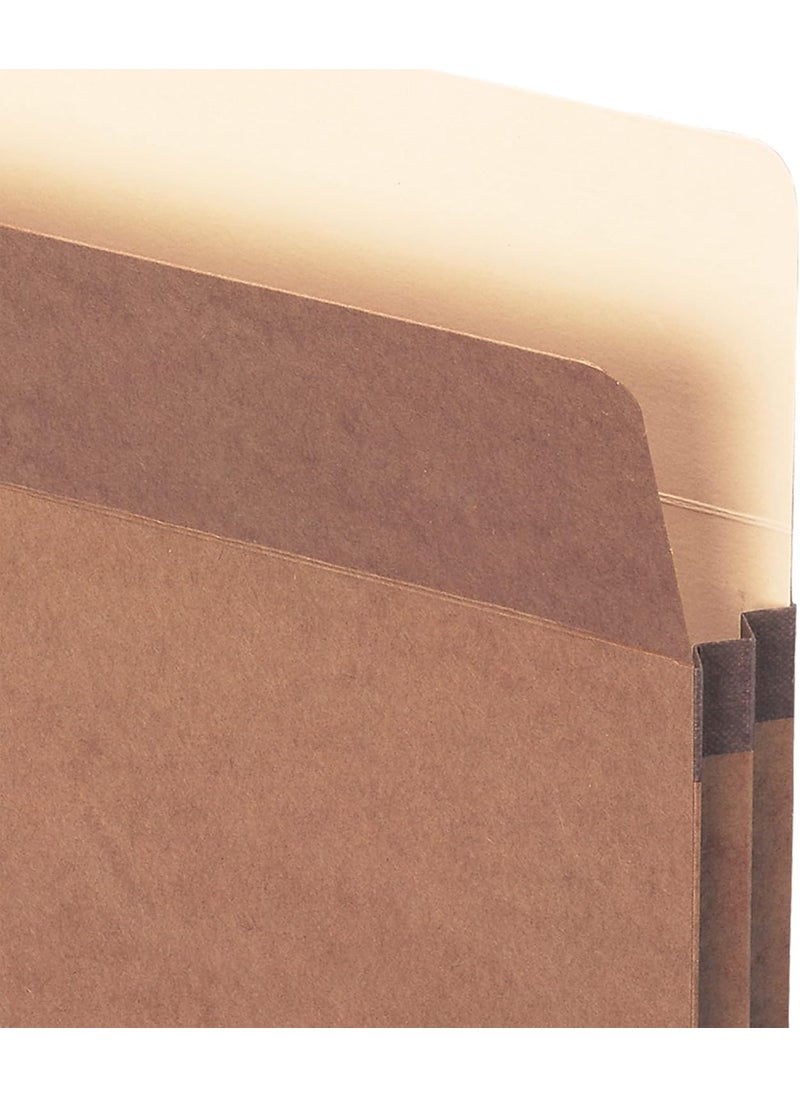 Smead Smead File Pocket StraightCut Tab 134 Expansion Legal Size Redrope 25 per Box 74214  - Image 2
