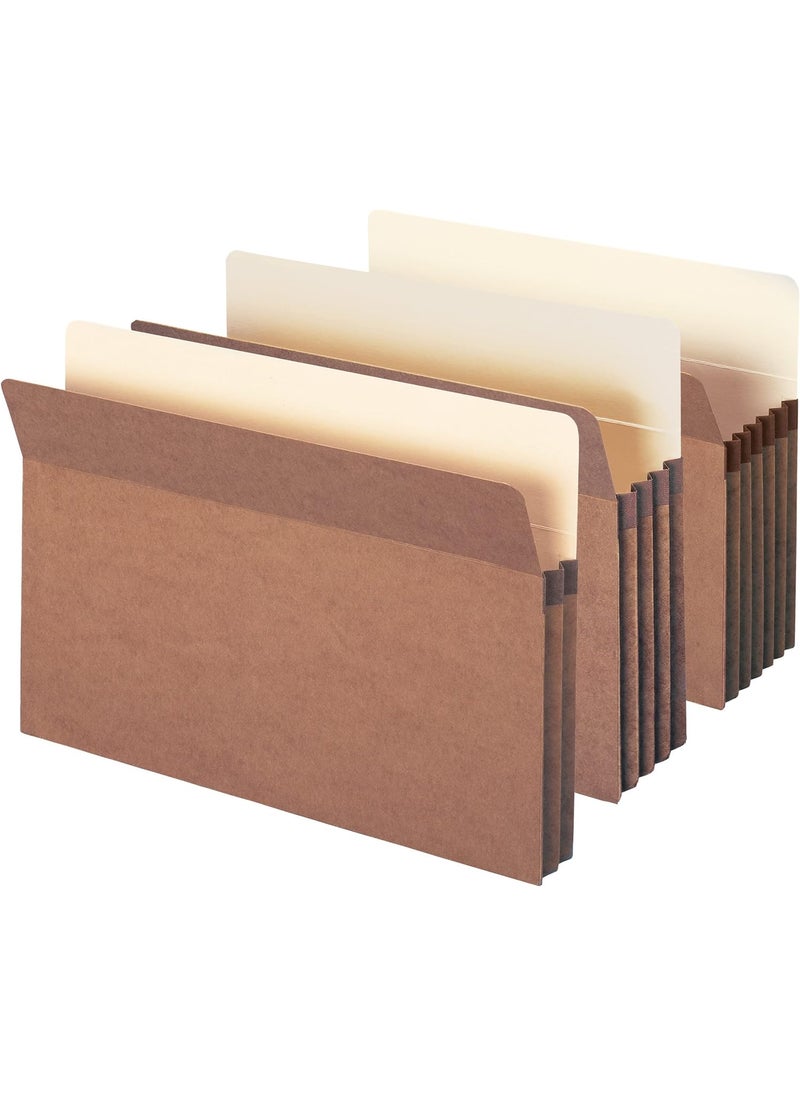 Smead Smead File Pocket StraightCut Tab 134 Expansion Legal Size Redrope 25 per Box 74214  - Image 5