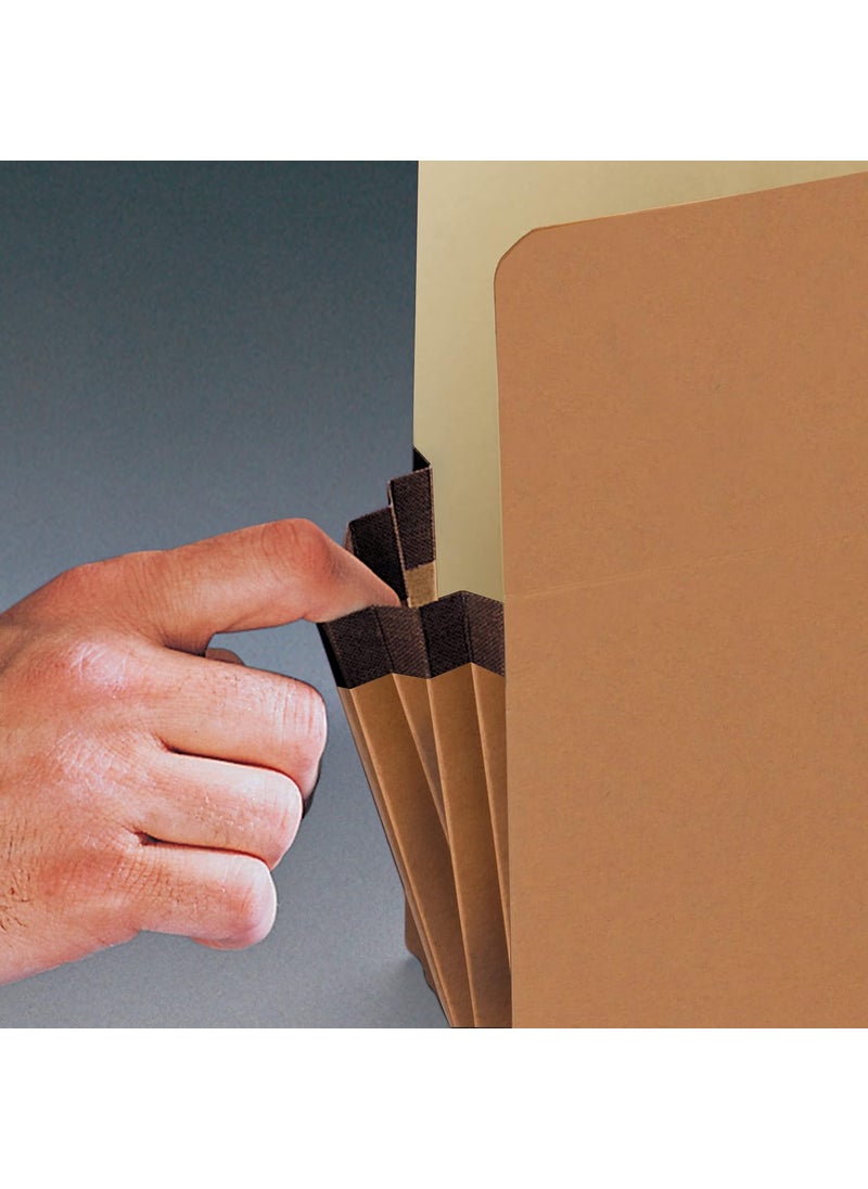 Smead Smead File Pocket StraightCut Tab 134 Expansion Legal Size Redrope 25 per Box 74214  - Image 4