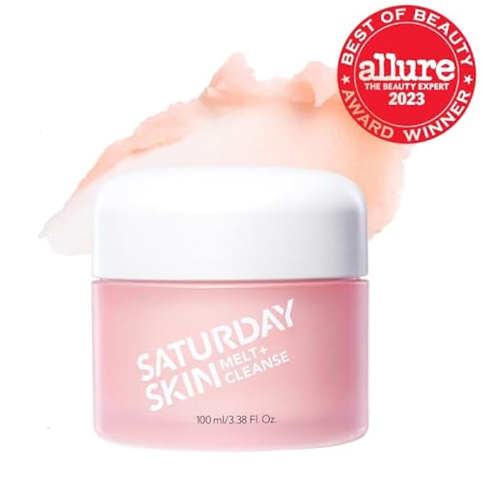 Saturday Skin Melt Cleanse Makeup Remover Balm Daily Cleansing Facial Balm to Oil Double Face Wash Vegan Remove Waterproof Makeup and Mascara - Image 2