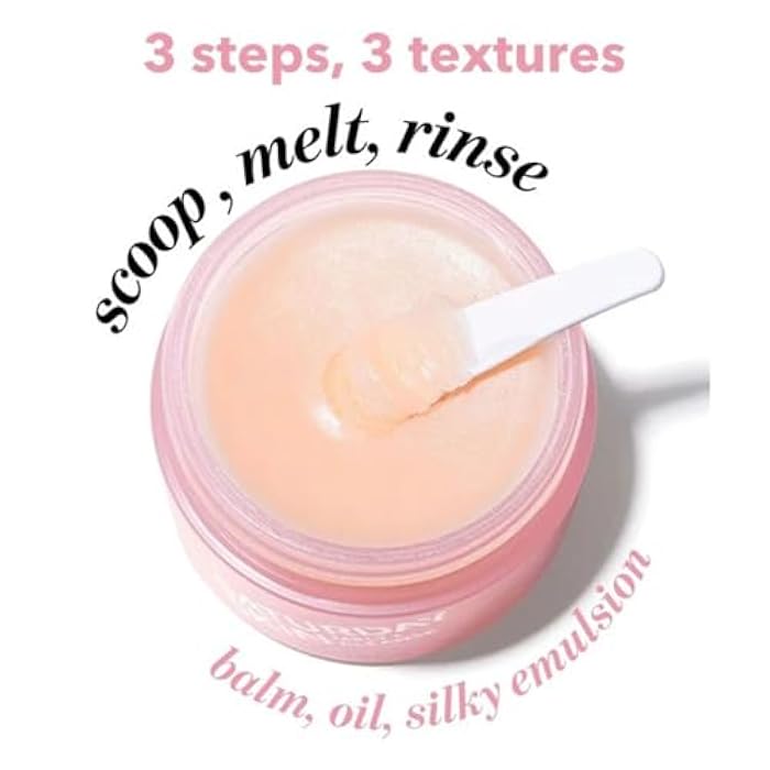 Saturday Skin Melt Cleanse Makeup Remover Balm Daily Cleansing Facial Balm to Oil Double Face Wash Vegan Remove Waterproof Makeup and Mascara - Image 4