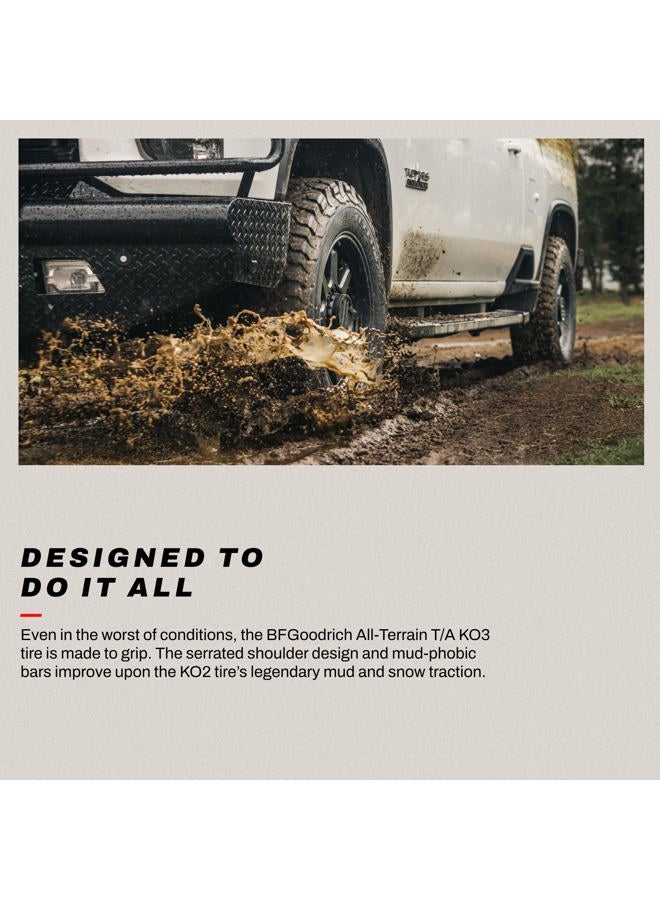 BFGoodrich All-Terrain T/A KO3 Car Tire for Light Trucks, SUVs, and Crossovers, LT265/75R16/E 123/120S - Image 4