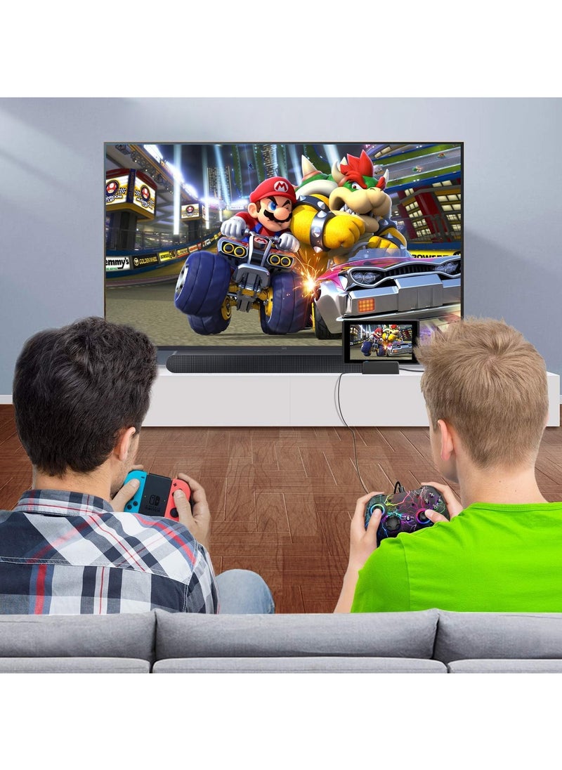 AOLION - Portable Switch TV Docking Station with 4K/1080P HDMI and USB 3.0 - Dock for Nintendo Switch/Switch OLED Model (No Charging Cable) - Image 1