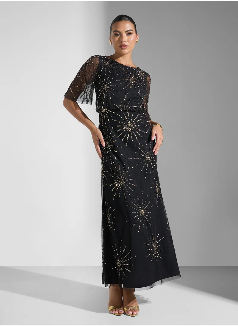 Namshi x Embellished Evening Dress