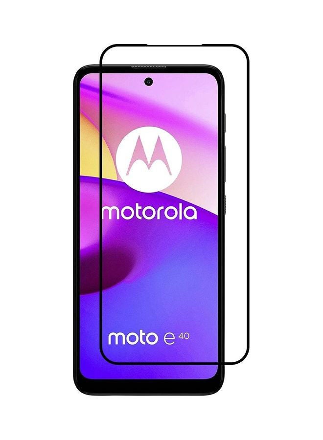 نيبمينينت لاصقة حماية للشاشة من الزجاج المقوى لهاتف موتورولا موتو E40 مقاس 6.5 بوصات شفاف - Image 1