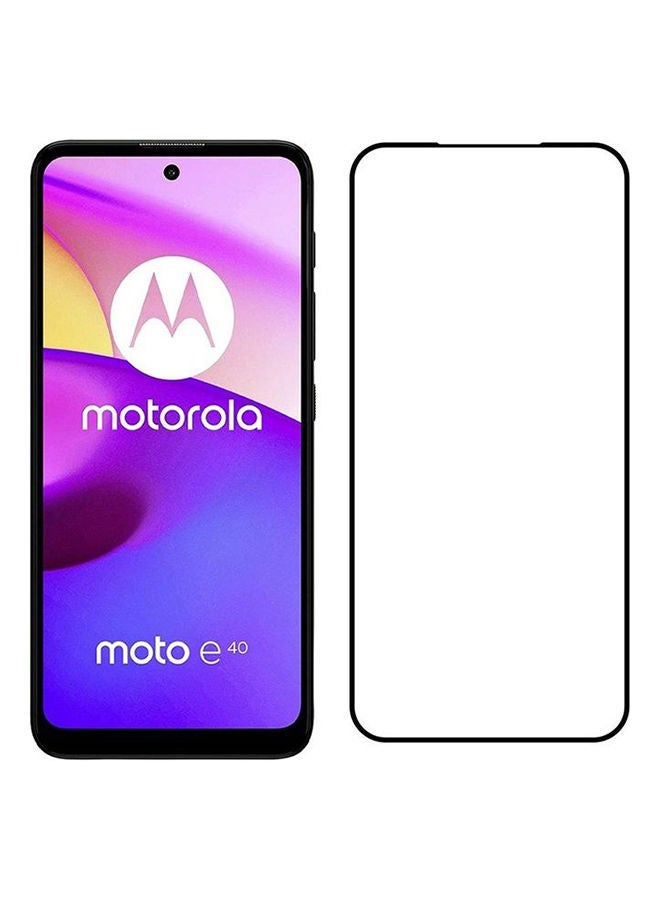 نيبمينينت لاصقة حماية للشاشة من الزجاج المقوى لهاتف موتورولا موتو E40 مقاس 6.5 بوصات شفاف - Image 4