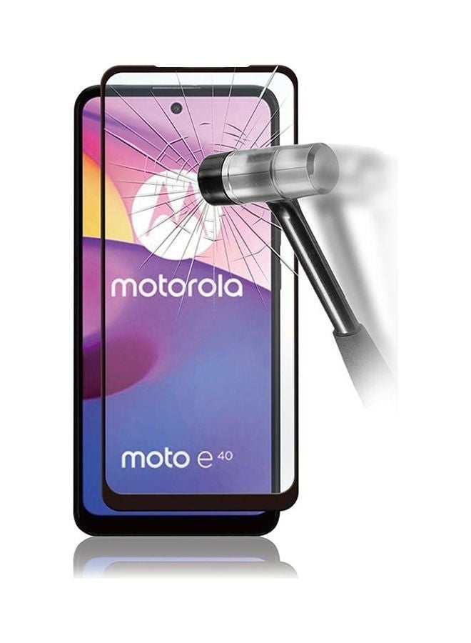 نيبمينينت لاصقة حماية للشاشة من الزجاج المقوى لهاتف موتورولا موتو E40 مقاس 6.5 بوصات شفاف - Image 3