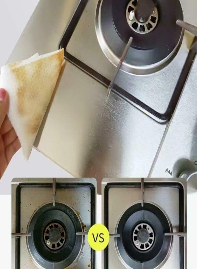 Fixily Kitchen Wipes, Disposable Wet Cleaning Wipes, 80 Count Pack for Heavy Oil Household Cleaning Cloth Easy Oil Removal Wiping Wipe's for Range Hood Dining Table, Kitchen, Car, Office - Image 4