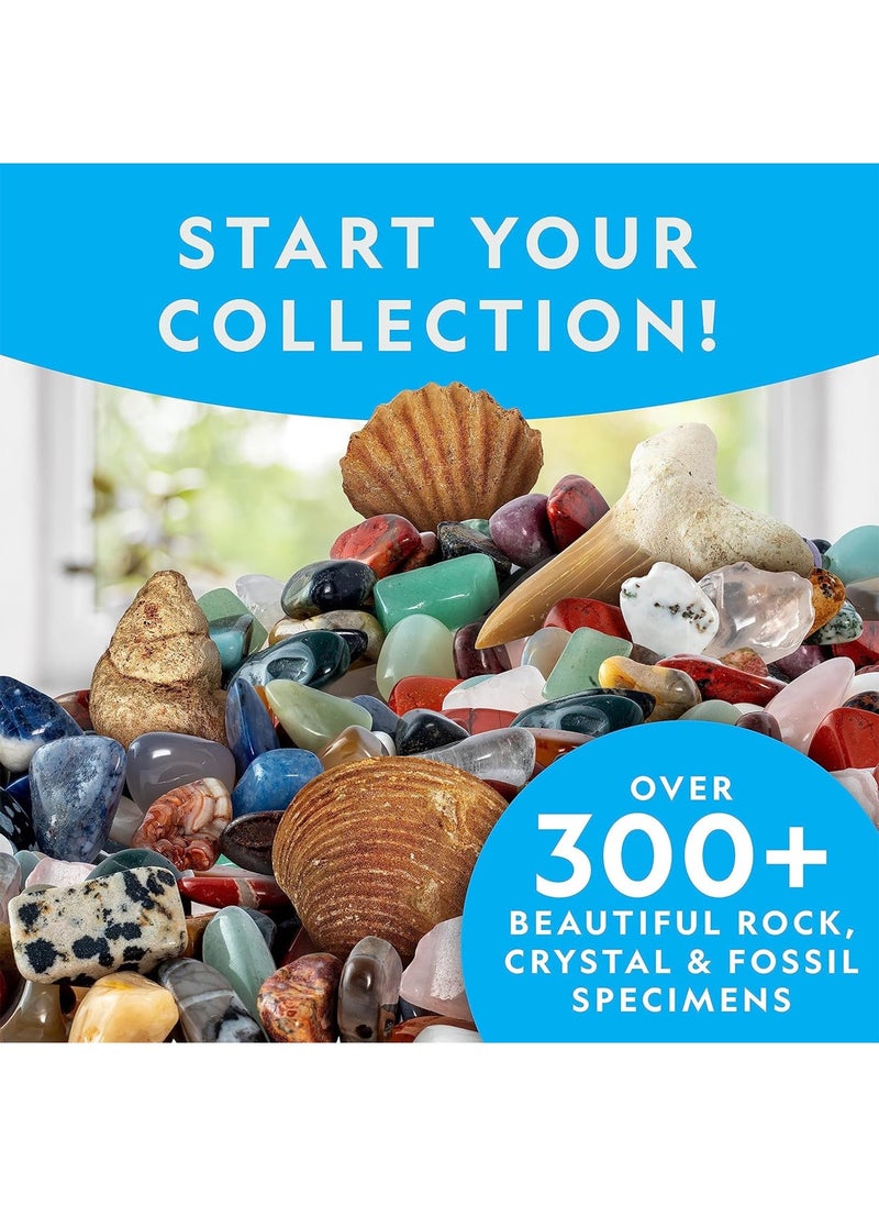 Rocks And Fossils Kit 300+ Piece Set Gift For Kids  - Image 2
