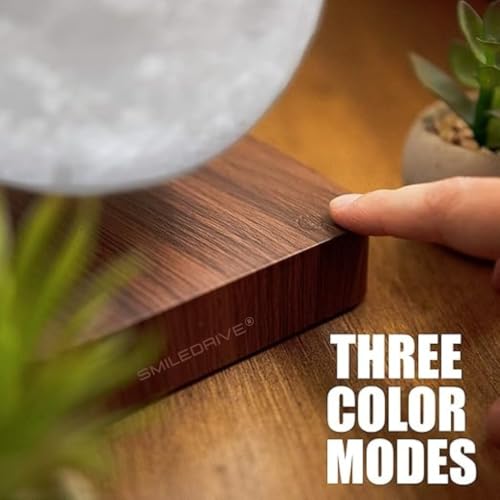 SMILEDRIVE® Floating Moon Lamp with Magnetic Levitation – Eco-Friendly Design, Wireless Touch-Control LED Lights, Colors Changing - Image 3