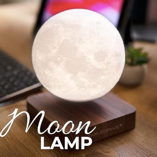 SMILEDRIVE® Floating Moon Lamp with Magnetic Levitation – Eco-Friendly Design, Wireless Touch-Control LED Lights, Colors Changing - Image 5